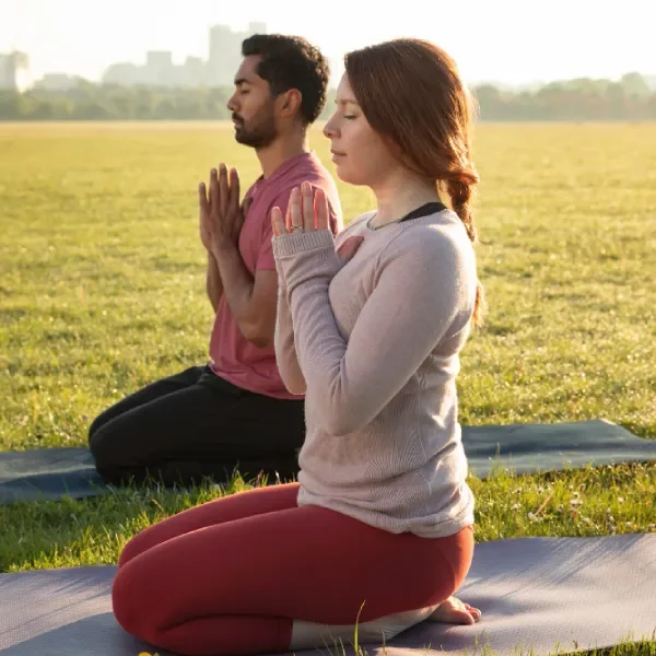 yoga session